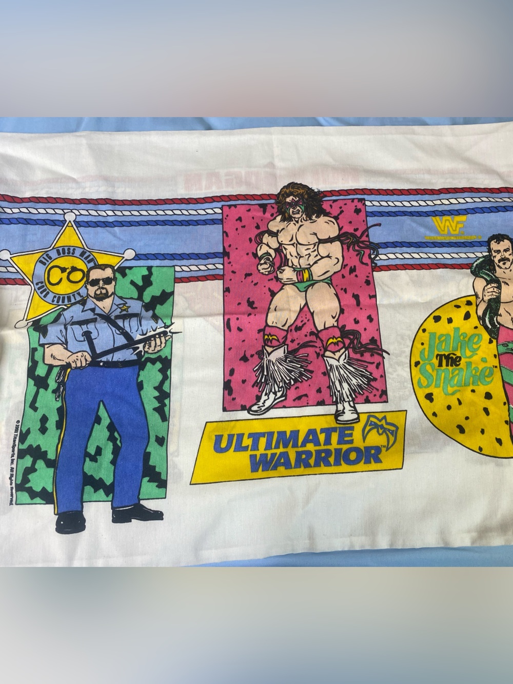 Vintage WWF wrestling bed sheet set - Picture 2 of 10